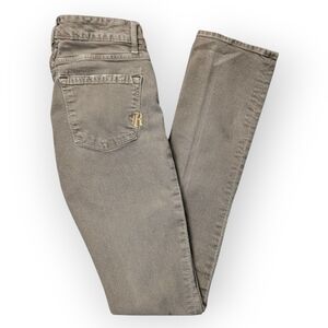Rich & Skinny Size 24 Skinny Jeans Taupe Straightleg Y2K